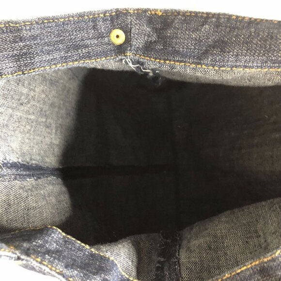 Womens Blue Denim Cotton Pockets Tote Bag - Picture 5 of 5